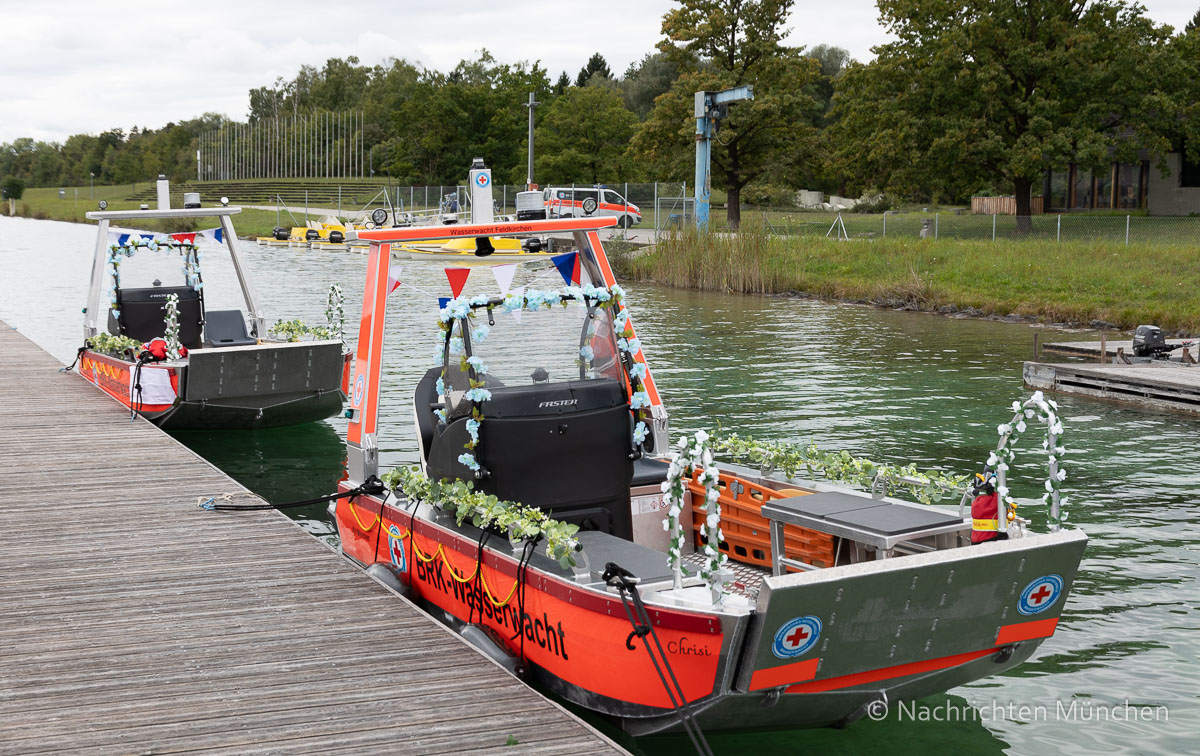 Vier neue Rettungsboote für die Münchner BRK Wasserwachten