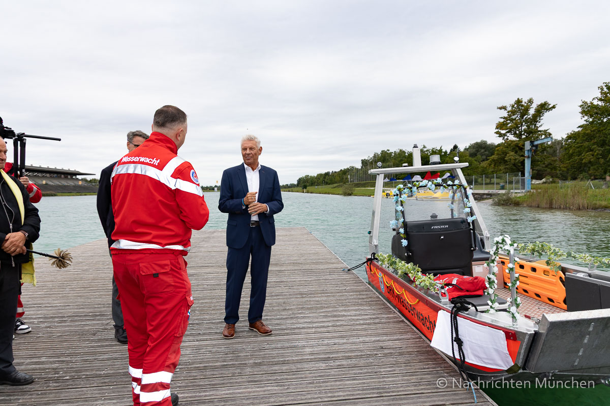 Vier neue Rettungsboote für die Münchner BRK Wasserwachten