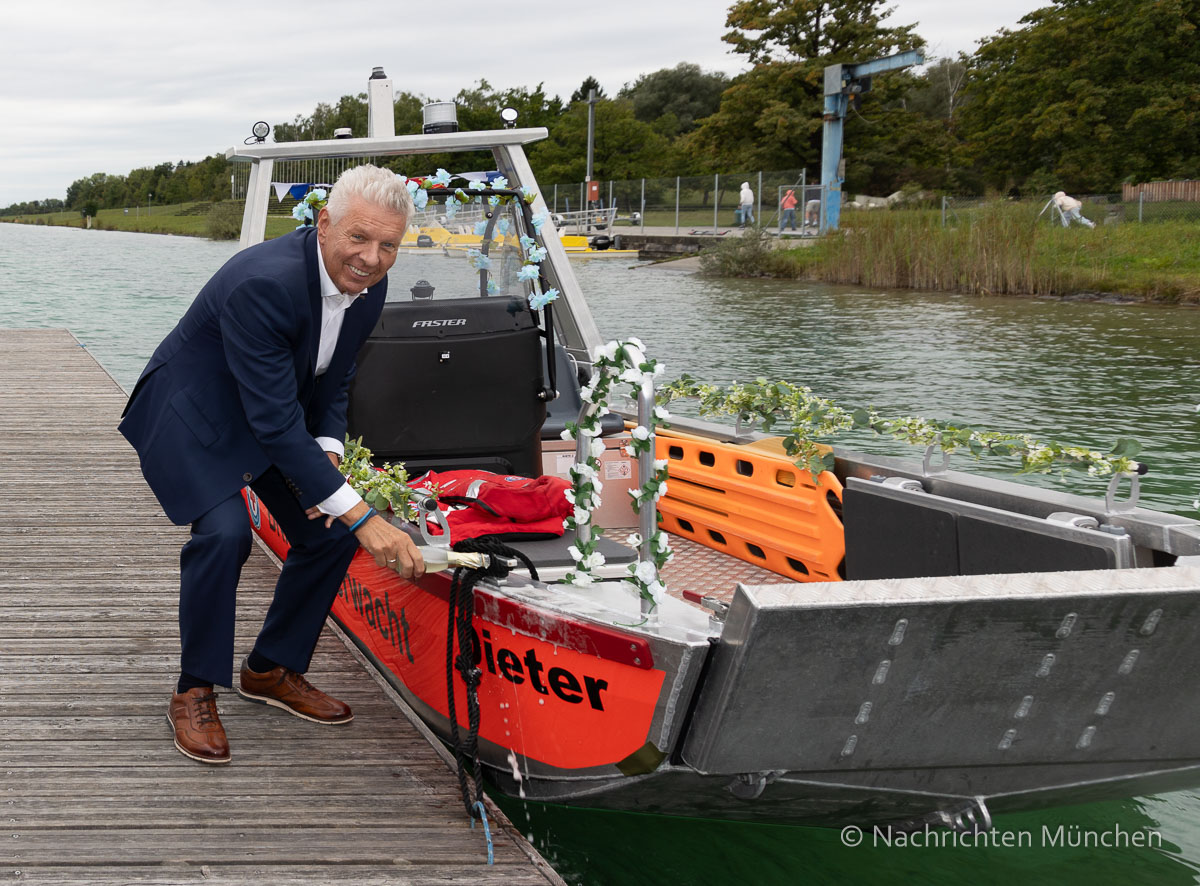 Vier neue Rettungsboote für die Münchner BRK Wasserwachten