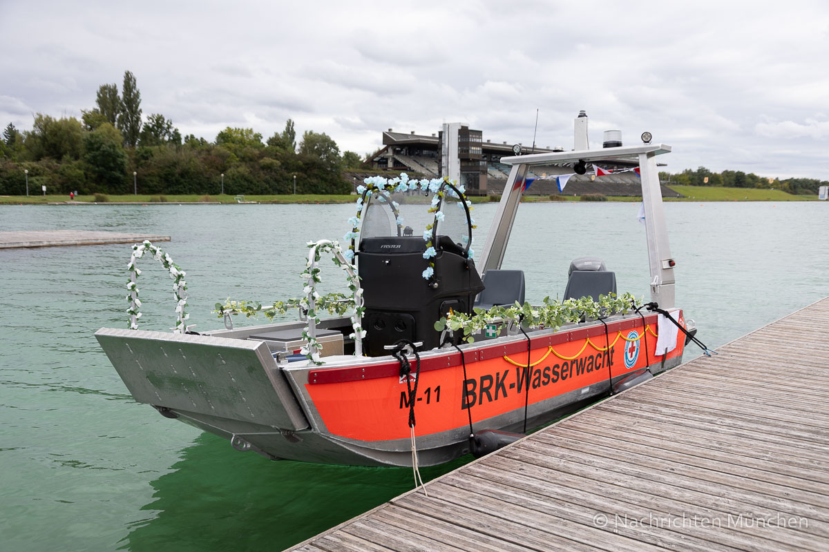 Vier neue Rettungsboote für die Münchner BRK Wasserwachten