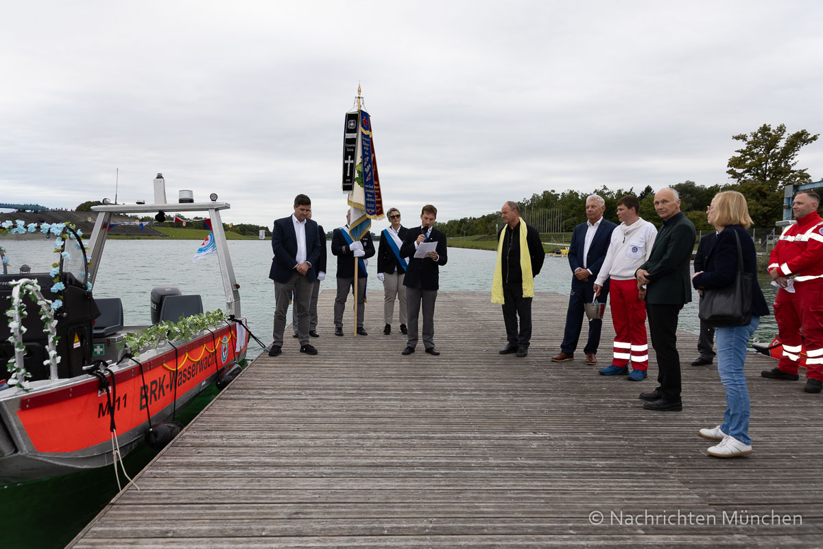 Vier neue Rettungsboote für die Münchner BRK Wasserwachten
