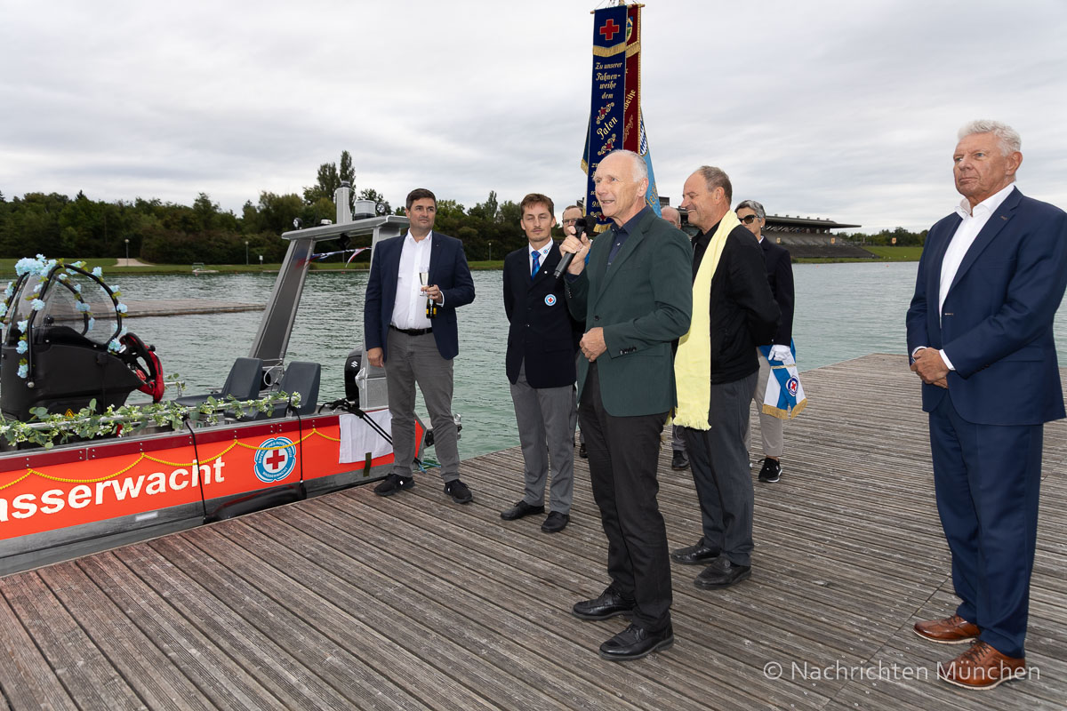 Vier neue Rettungsboote für die Münchner BRK Wasserwachten