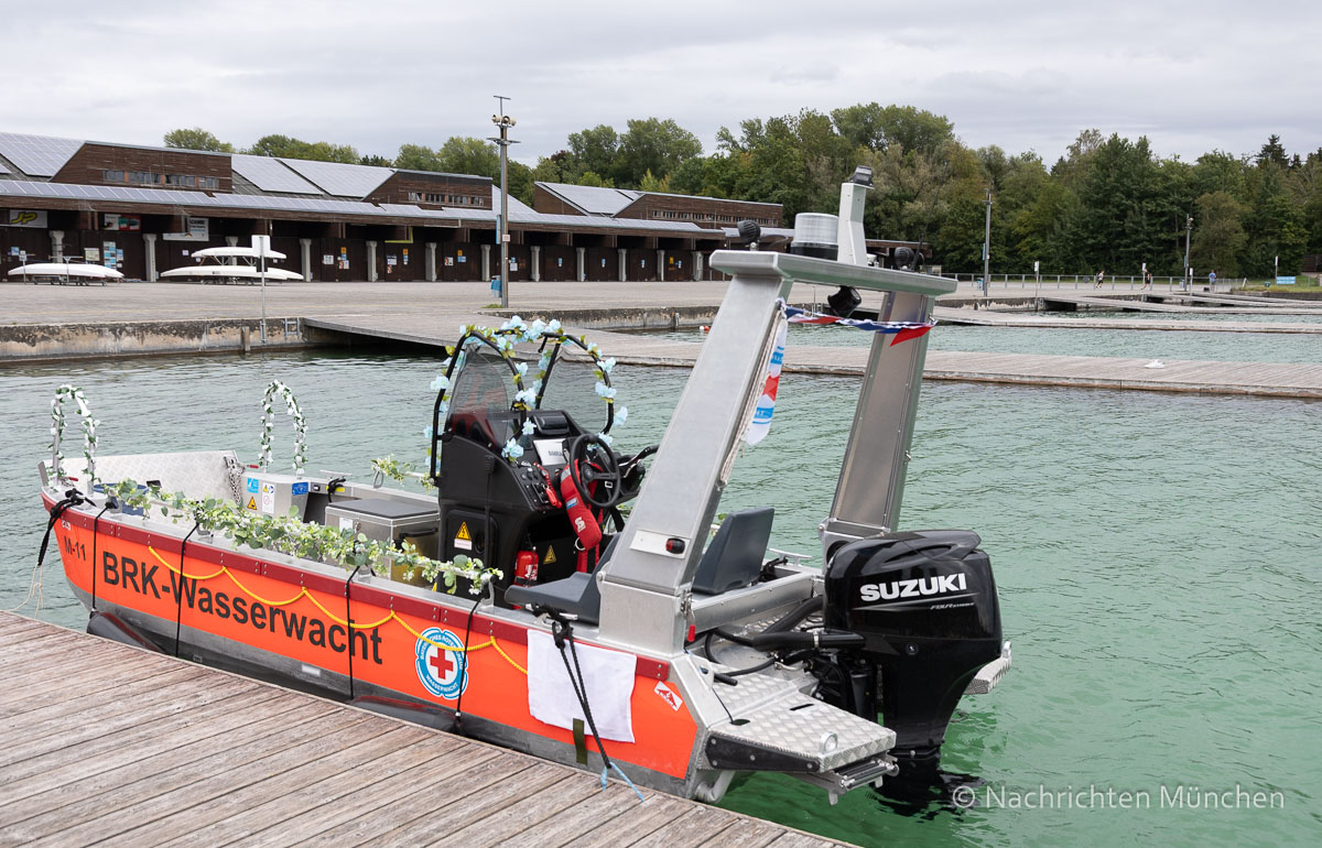 Vier neue Rettungsboote für die Münchner BRK Wasserwachten
