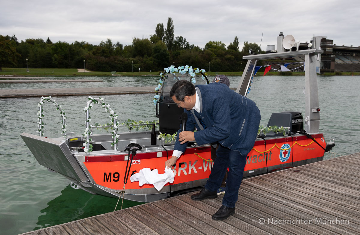 Vier neue Rettungsboote für die Münchner BRK Wasserwachten