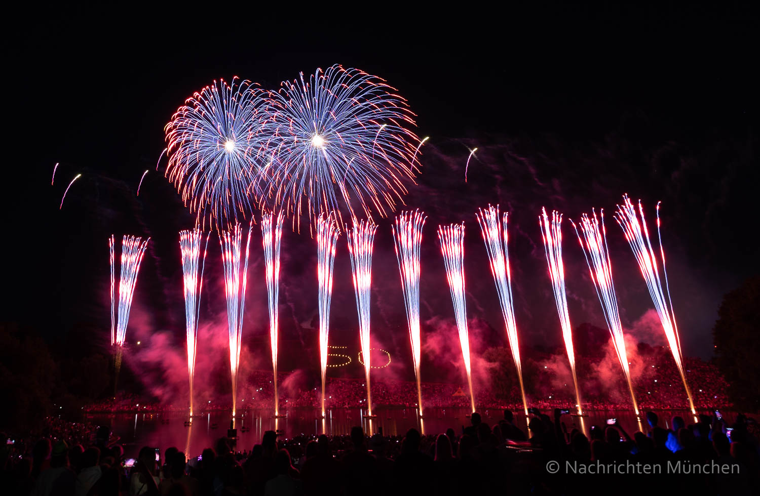 Das Feuerwerk beim Münchner Sommernachtstraum 2018 #atraum