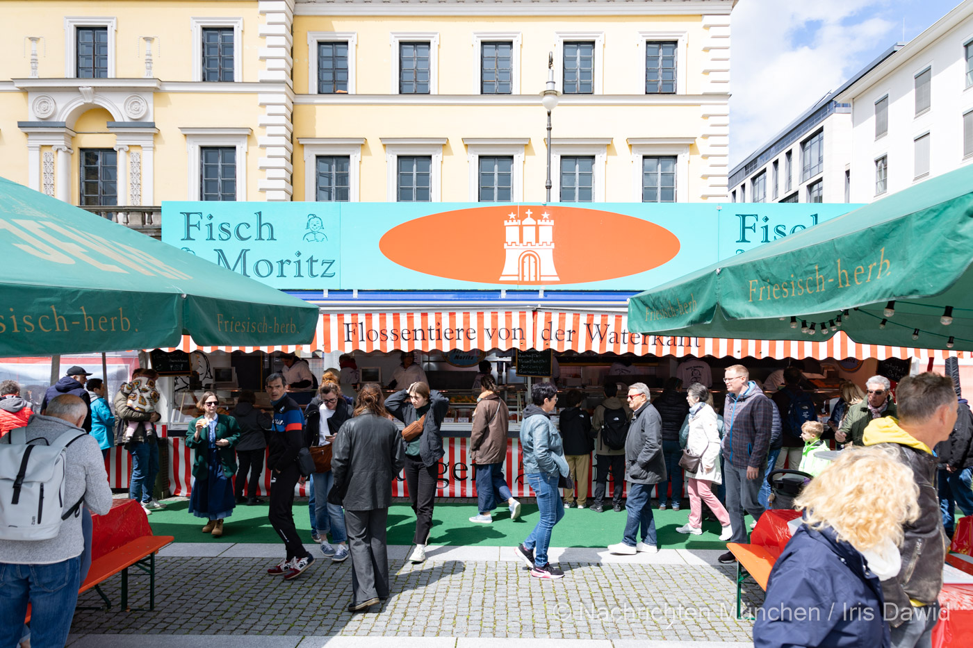 Hamburger Fischmarkt 2023 in München eröffnet