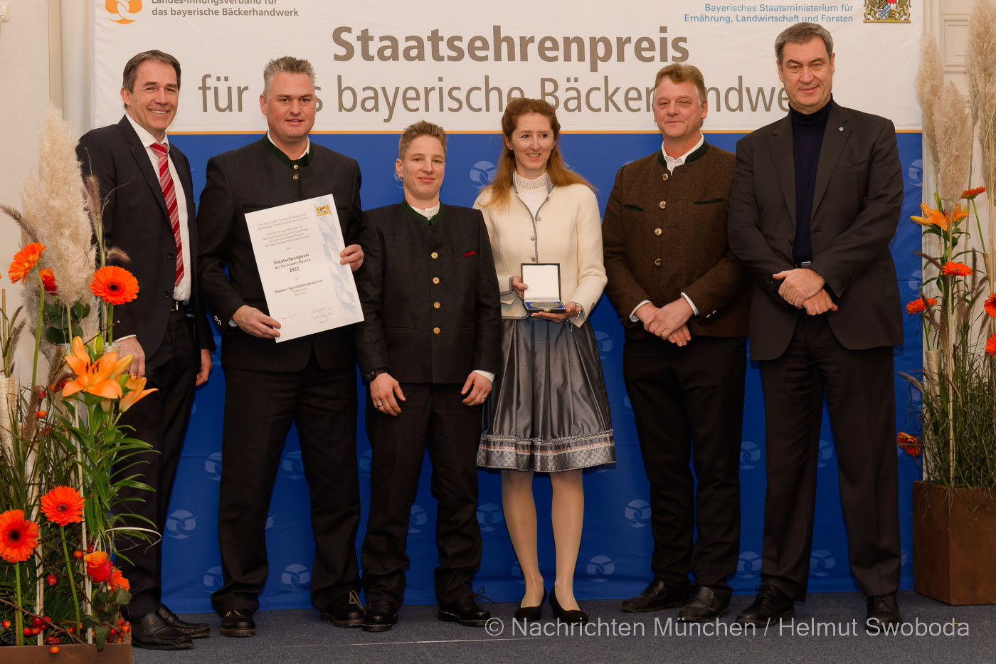 Staatsehrenpreis für die 20 besten Bäckereien Bayerns