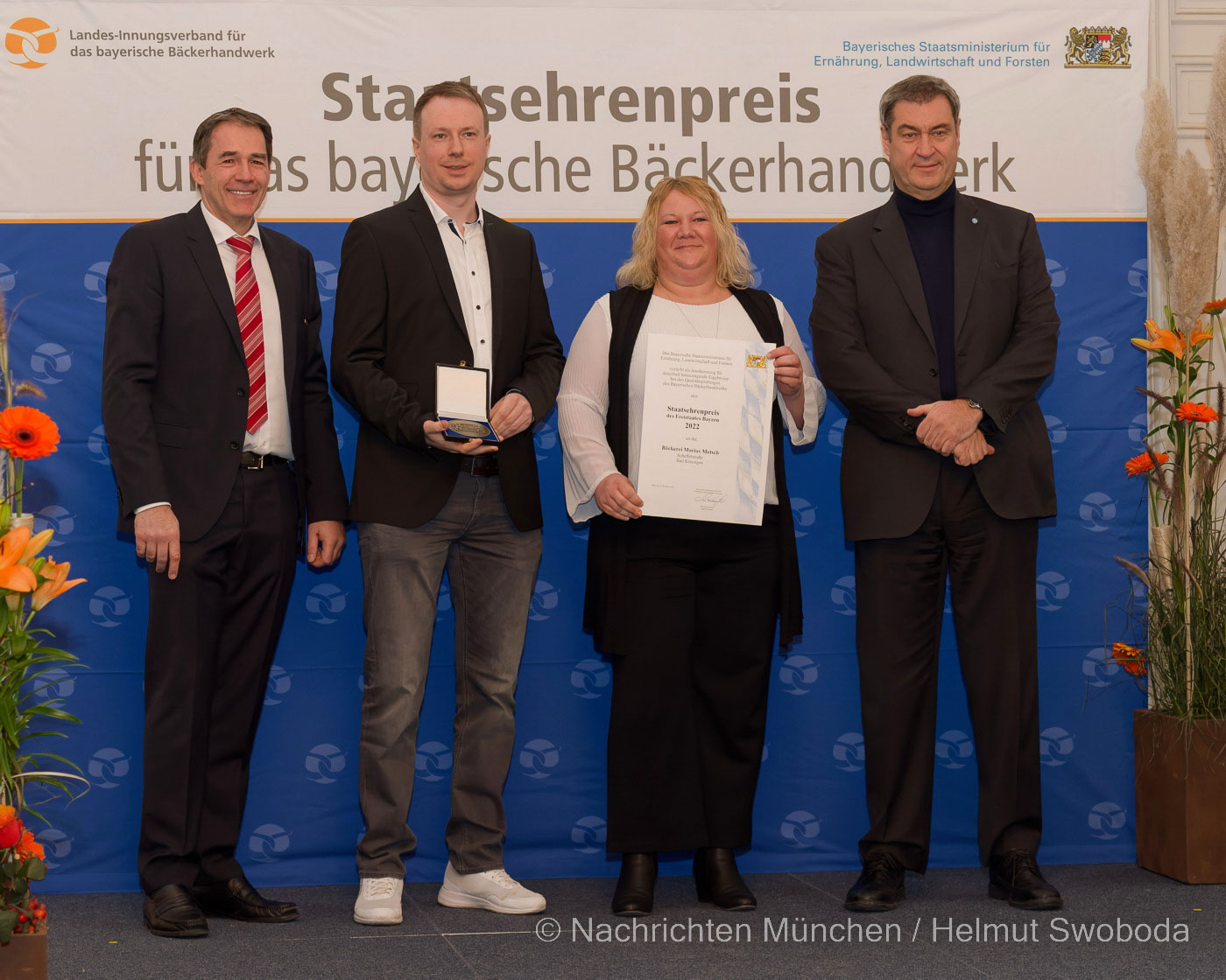 Staatsehrenpreis für die 20 besten Bäckereien Bayerns