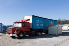 Circus Krone mit dem groeßten reisenden Cirkuszelt auf der Muenchner Theresienwiese