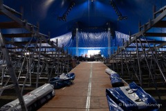 Circus Krone mit dem groeßten reisenden Cirkuszelt auf der Muenchner Theresienwiese