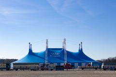 Circus Krone mit dem groeßten reisenden Cirkuszelt auf der Muenchner Theresienwiese