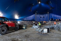 Circus Krone mit dem groeßten reisenden Cirkuszelt auf der Muenchner Theresienwiese
