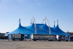 Circus Krone mit dem groeßten reisenden Cirkuszelt auf der Muenchner Theresienwiese