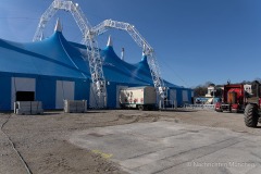 Circus Krone mit dem groeßten reisenden Cirkuszelt auf der Muenchner Theresienwiese