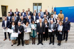 19.10.2022, München: Verleihung der Courage-Medaille. Foto: Matthias Balk/Bayerisches Staatsministerium des Innern, für Sport und Integration