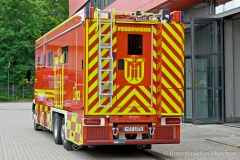 Fahrzeug- und Designpräsentaion der Feuerwehr München am 06. Juni 2024 auf der Feuerwache 4.