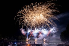 Feuerwerk beim Sommerfestival im Olympiapark 2023