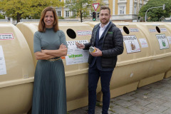 Die Münchner Wertstoffinseln für Verpackungsabfälle
