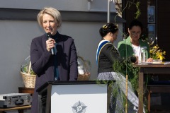 Schrobenhausener Spargelsaisoneroeffnung 2023 am Viktualienmarkt in Muenchen