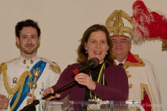 Stehempfang fuer die Muenchner Faschingsprinzenpaare und die Muenchner Faschingsgesellschaften