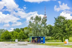 Tollwood Sommerfestival Aufbau