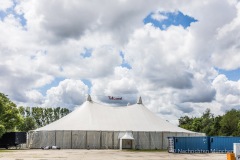 Tollwood Sommerfestival Aufbau