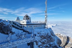 Wintersaison auf der Zugspitze