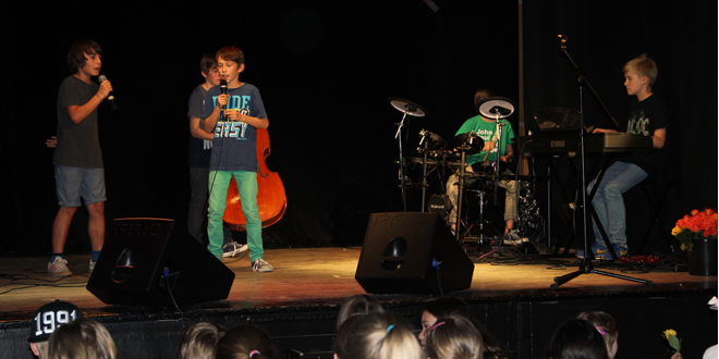 Kids on stage