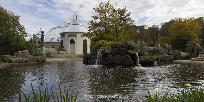 Neues Elefantenhaus im Tierpark Hellabrunn München