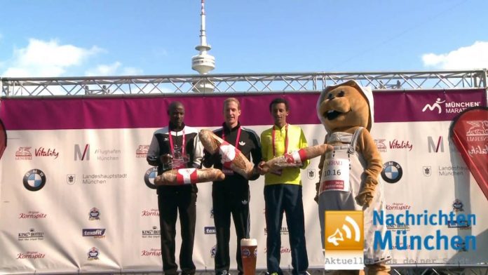 Oliver Herrmann (GER) gewinnt den München Marathon 2016