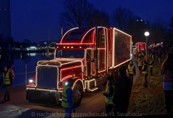 Die Coca-Cola Weihnachtstrucks kommen nach München Die Coca-Cola Weihnachtstrucks kommen nach München