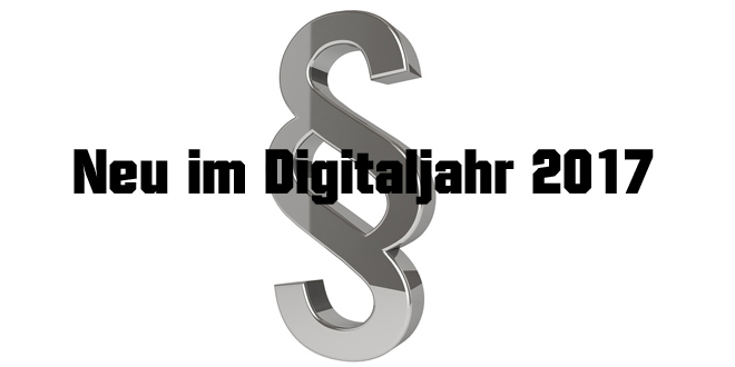 Neu im Digitaljahr 2017
