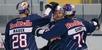 EHC Red Bulls gewinnen Derby gegen Augsburg