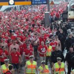 Bundespolizei im Relegationseinsatz – Bislang friedfertige Bahnanreise