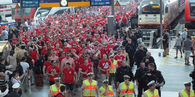Bundespolizei im Relegationseinsatz