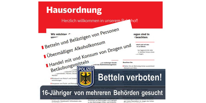 Betteln verboten