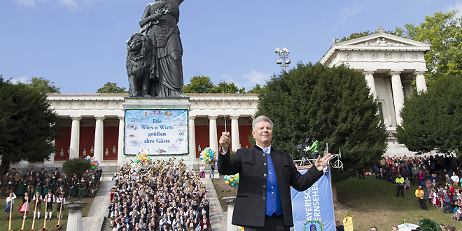 Das Standkonzert der Wiesn-Kapellen 2017