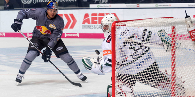 EHC Red Bulls gewinnen Derby gegen Augsburg