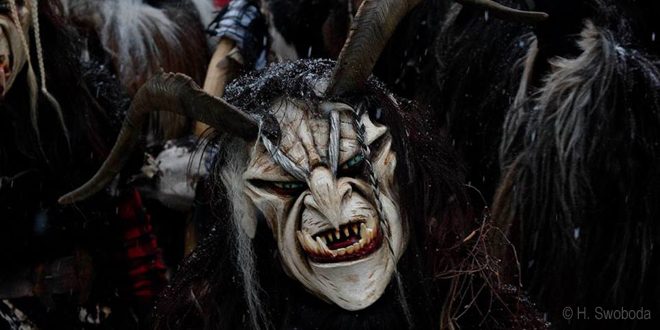 Zweiter Krampuslauf Zweiter Krampuslauf am Münchner Christkindlmarkt