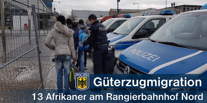 Erste Güterzugmigranten 2018 aufgegriffen Erste Güterzugmigranten 2018 aufgegriffen
