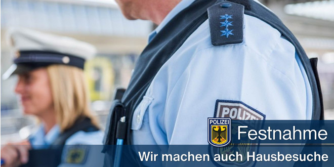Freiheits- und Geldstrafen vollstreckt - Bundespolizei findet drei gesuchte Personen Freiheits- und Geldstrafen vollstreckt