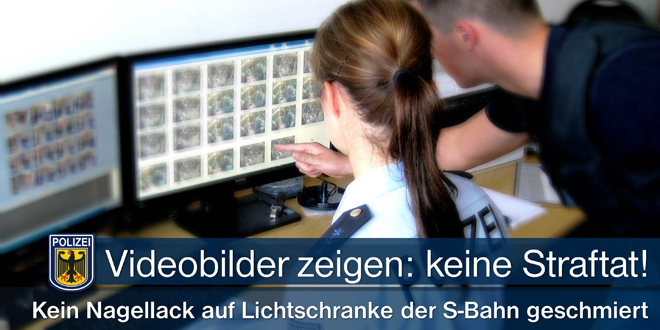 Kein Nagellack auf S-Bahn-Lichtschranke