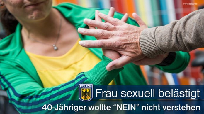 Frau sexuell belästig