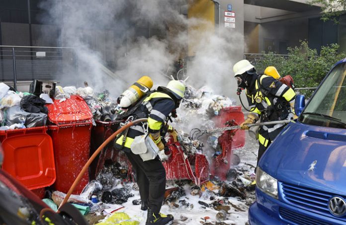 Feuer auf der Schwanthalerhöhe Feuer auf der Schwanthalerhöhe