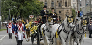 Der Trachten- und Schützenzug am 23. September 2018