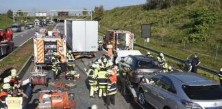 Schwerer Verkehrsunfall auf der A99