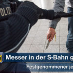 Bedrohung mit Messer in der S-Bahn - Bundespolizei nimmt 58-Jährigen fest