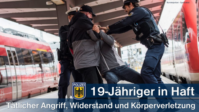 19-Jähriger in Haft - Tätlicher Angriff, Widerstand und Körperverletzung