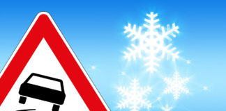 306 Verkehrsunfälle wegen Schneefall
