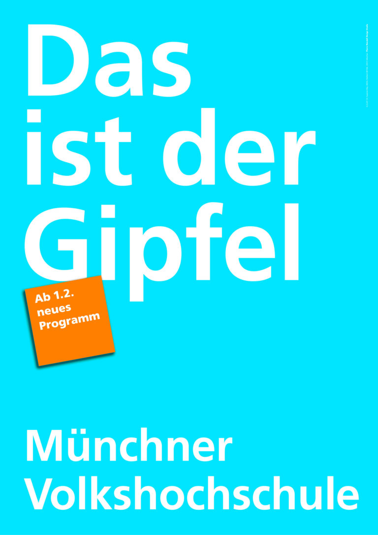 Neues Programm ab 1. Februar: Persönliche Anmeldung in der Münchner